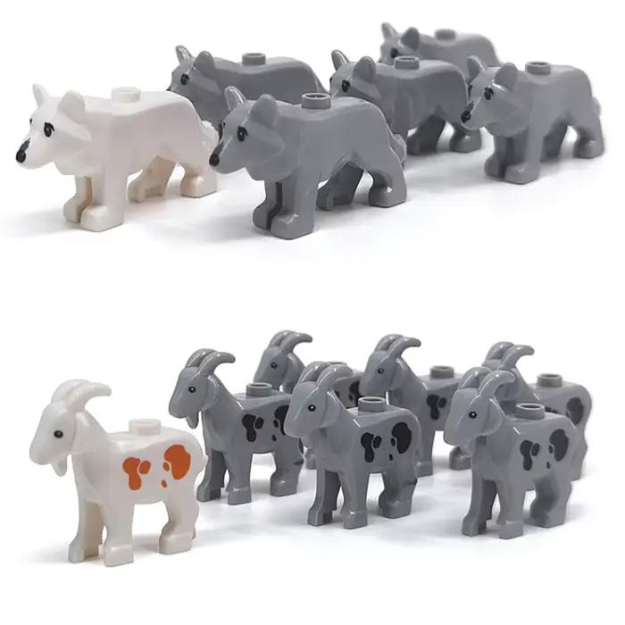 Blocs de construction animaux du monde des animaux du Zoo