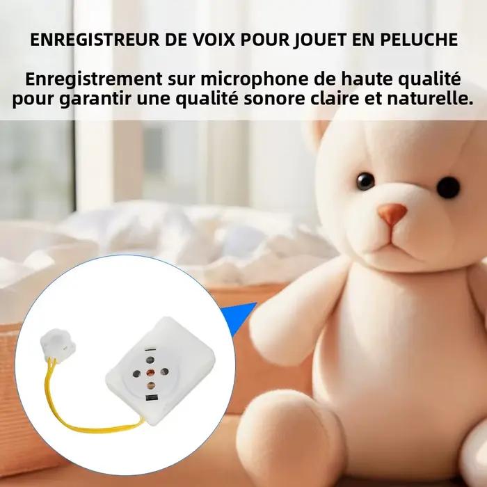 Enregistreur vocal pour jouet en peluche avec enregistrement de 5 minutes, module d'enregistrement de messages vocaux