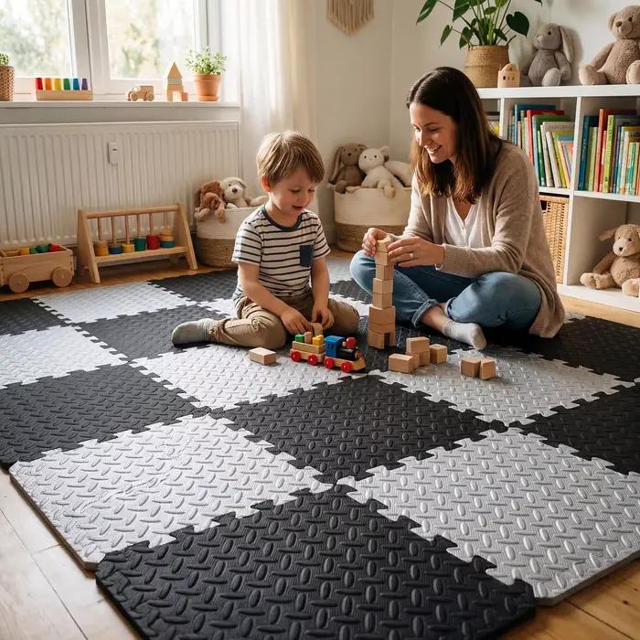 Tapis de jeu en mousse pour bébé