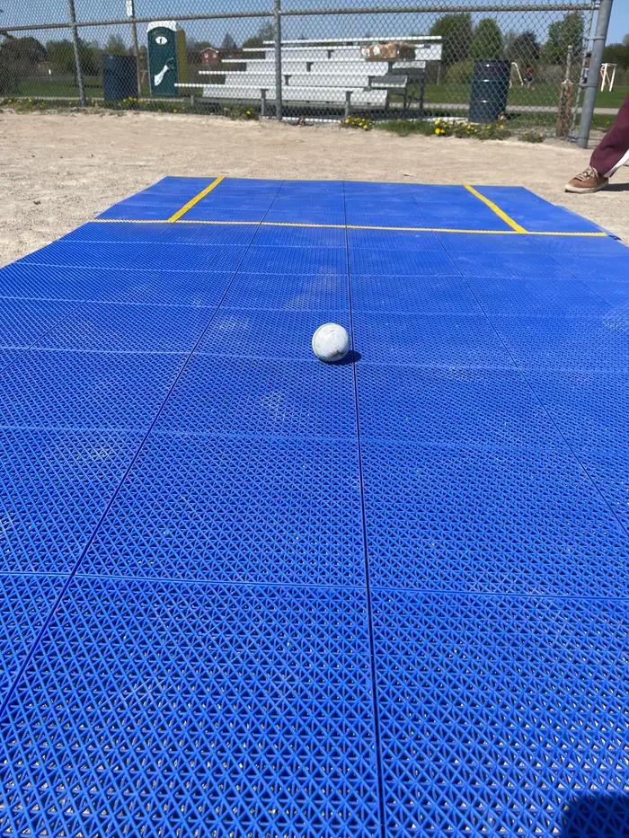 Tapis de terrain de cricket instantané, dalles de sol pour terrain de cricket