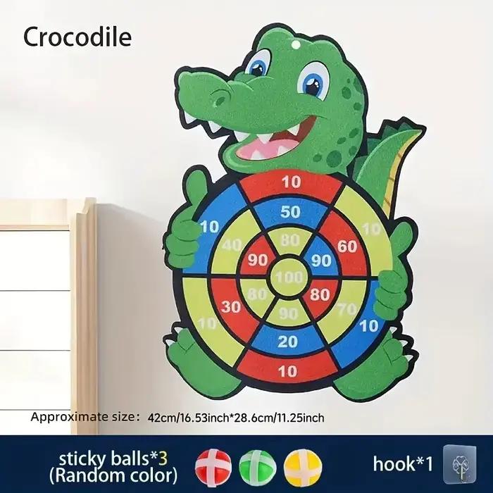 Jeu de fléchettes Montessori avec cible de tir