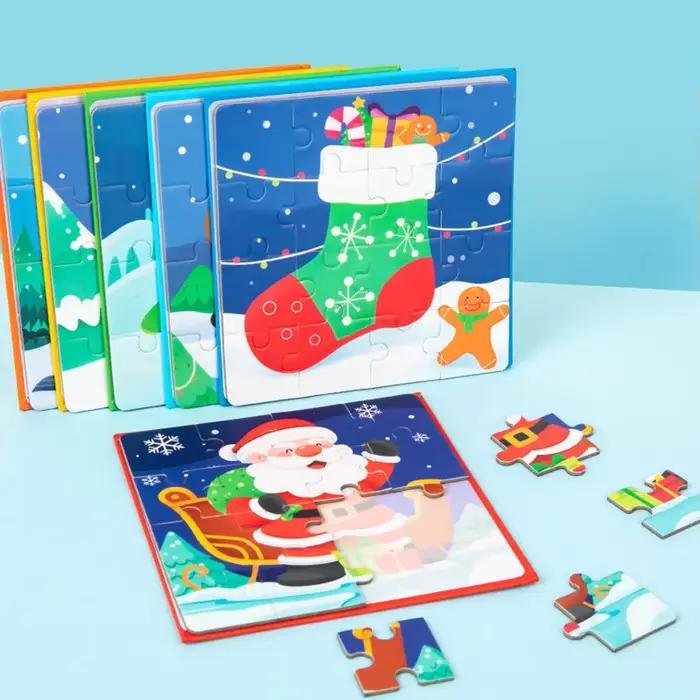 Puzzle magnétique de noël pour enfants