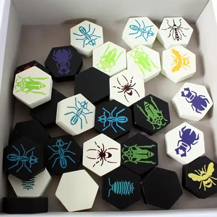 Jeu de ruche pour 2 joueurs, jeux de stratégie d'échecs en bois