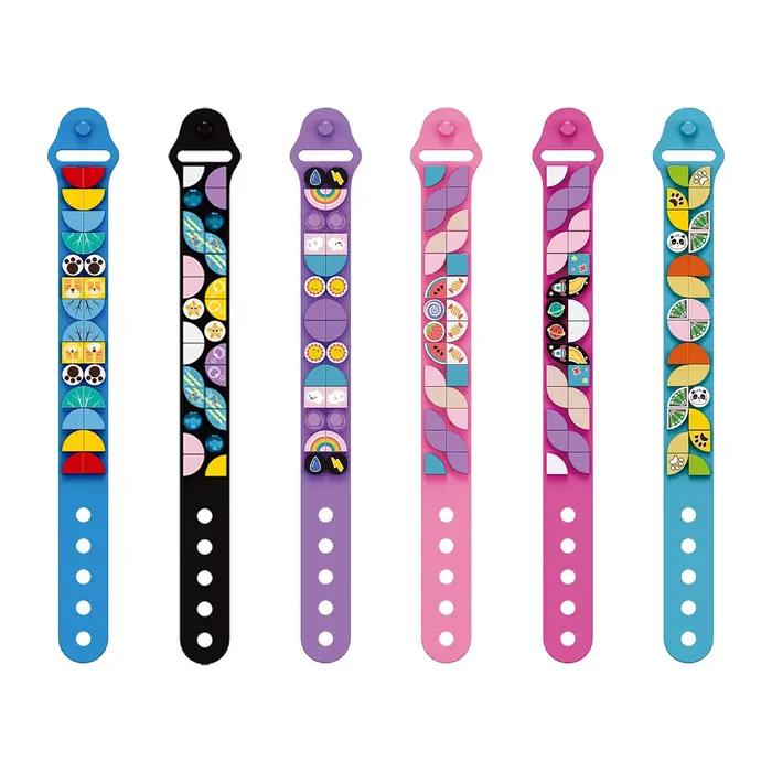 2023 nouveau bricolage DOTS Go Team! blocs de construction jouets 41900 41901 41902 41903 41911 41912 Bracelet en Silico