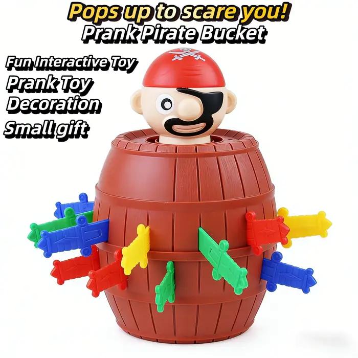 Jeu de piraterie en forme de baril