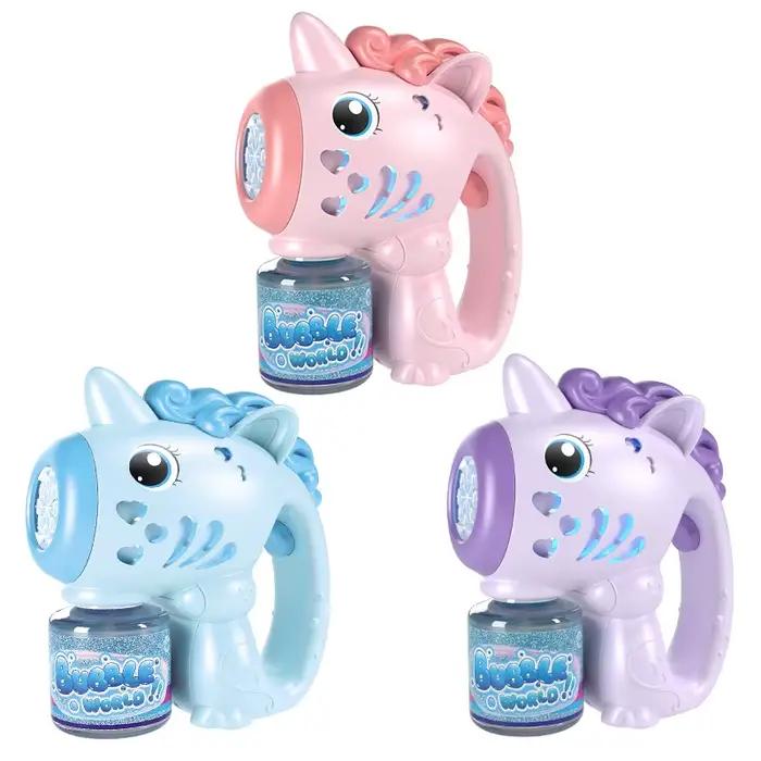 Nouveau pistolet à bulles électrique licorne