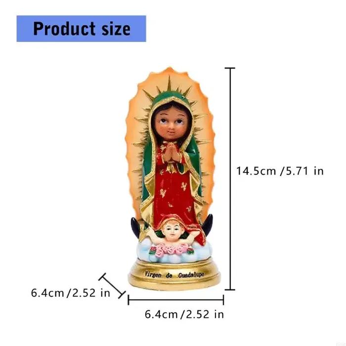 Statue notre-dame Guadalupe, bénédiction des vierges maries, Figurines en résine, Sculptures, Collections, cadeau religieux