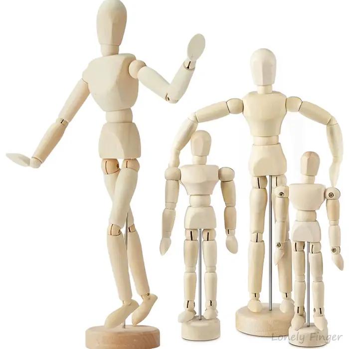 Corps à la main en bois