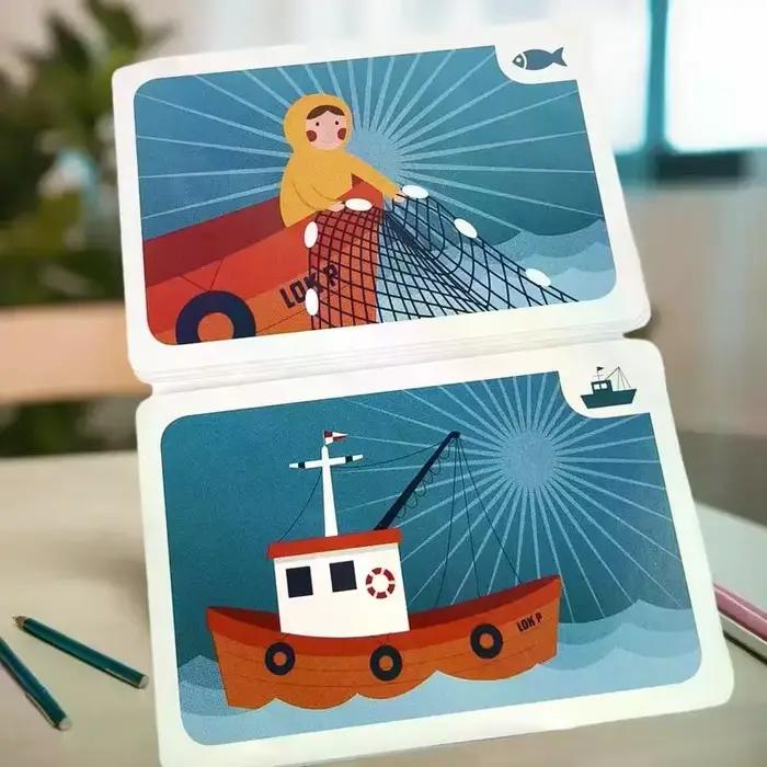 "Jeu de société de pêche unique pour les amis – Jeu de cartes de divertissement idéal pour 3-5 joueurs"