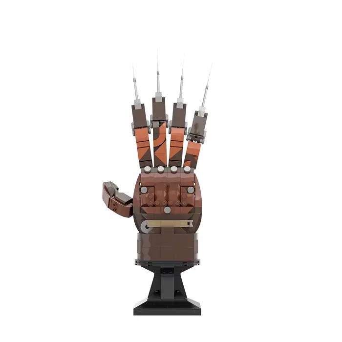 MOC un cauchemar sur Elm Street gants blocs de construction bricolage