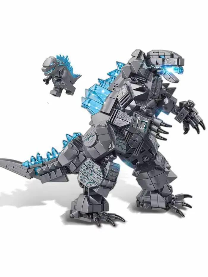 En stock jeux monstre dinosaure film série moc bloc de construction modèle jouet cus-laa cadeaux noël enfants