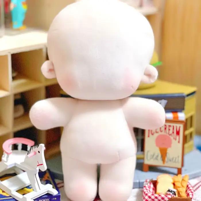 Cadeau changement Dressing jeu maison de jeu coton en peluche bricolage idoll poupée poupées corps broderie ou blanc