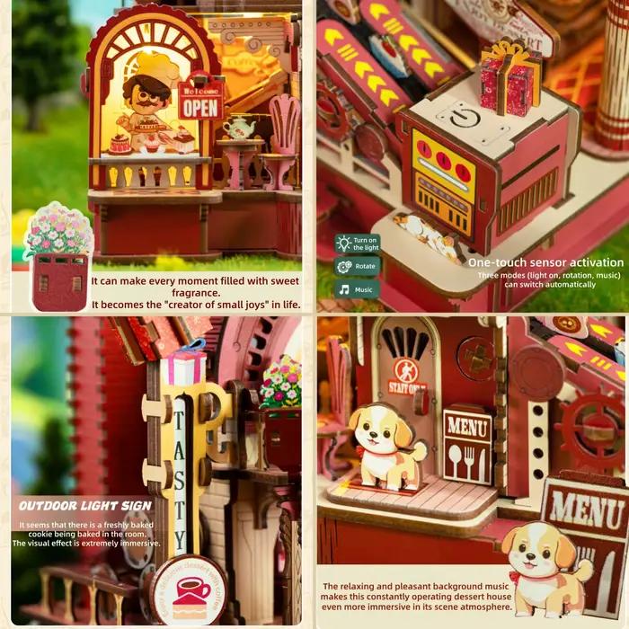 Modèle d'assemblage mécanique en bois personnalisable en gros
