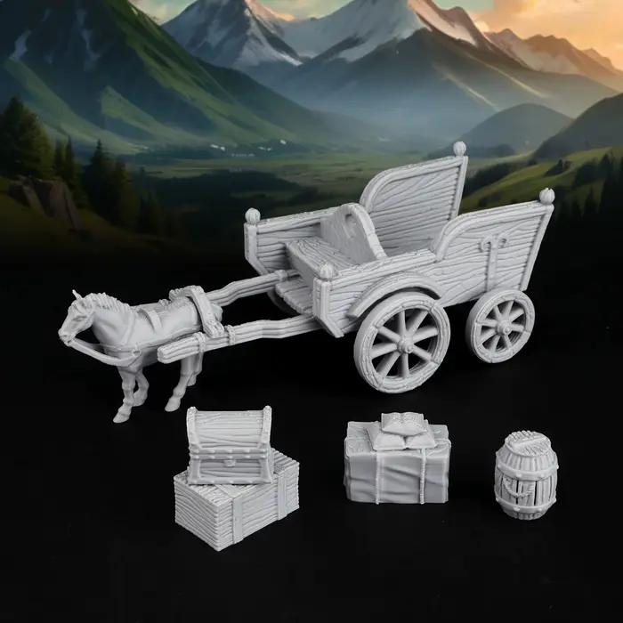 Miniature de caravane RPG