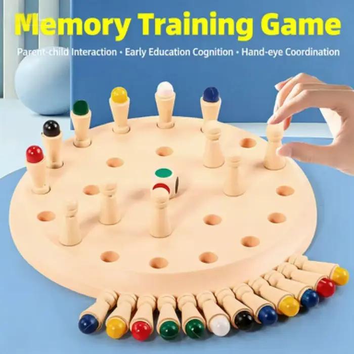 Jeu d'échecs mémoire Gowinbaby : Jeux de société familiaux pour enfants et adultes