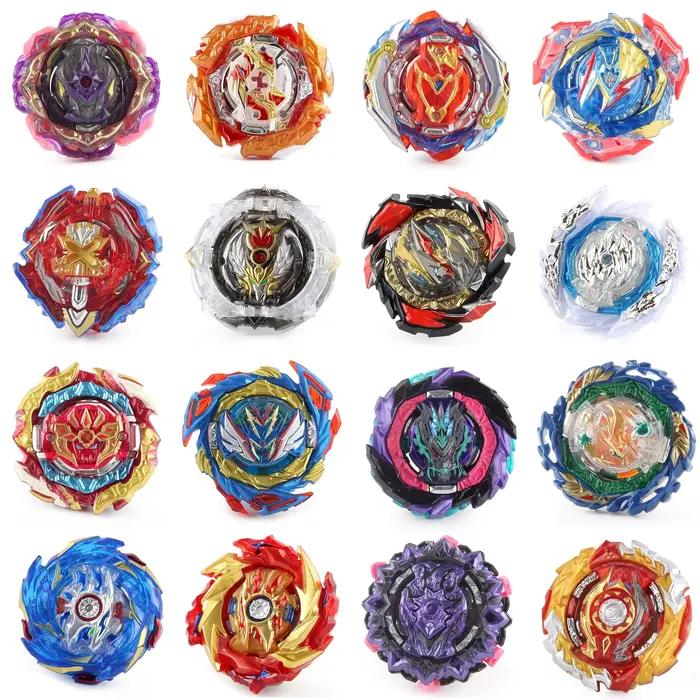 Jouet gyroscopique Burst Bey pour garçons haut de combat en métal jeu de combat jouets à lames argent blanc bleu ciel bleu profond occasions spéciales