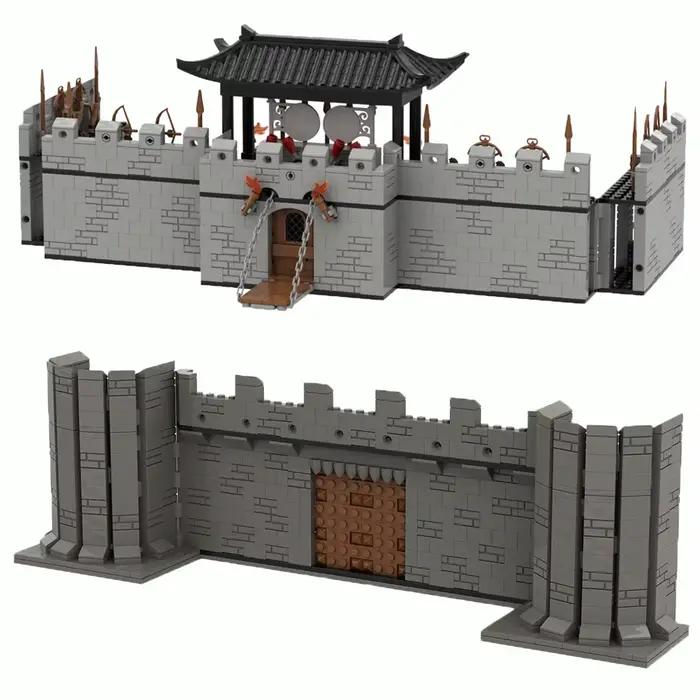Château médiéval MOC : Forteresse constructible avec des chevaliers
