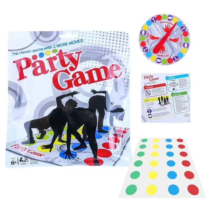 Jeu de fête Twister-famille intérieur extérieur corps torsion groupe interactif jouets de sport pour enfants adultes aides amusantes
