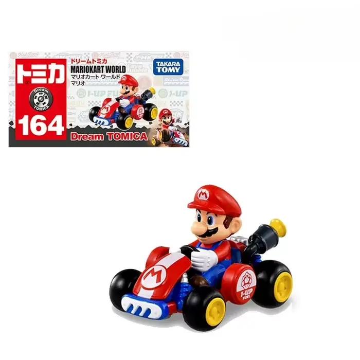 Takara Tomy Tomica Mariokart World Dream Tomica Car, modèle en métal Mario Kart Mario Yoshi, échelle 1/64, jouet de collection, cadeau d'anniversaire