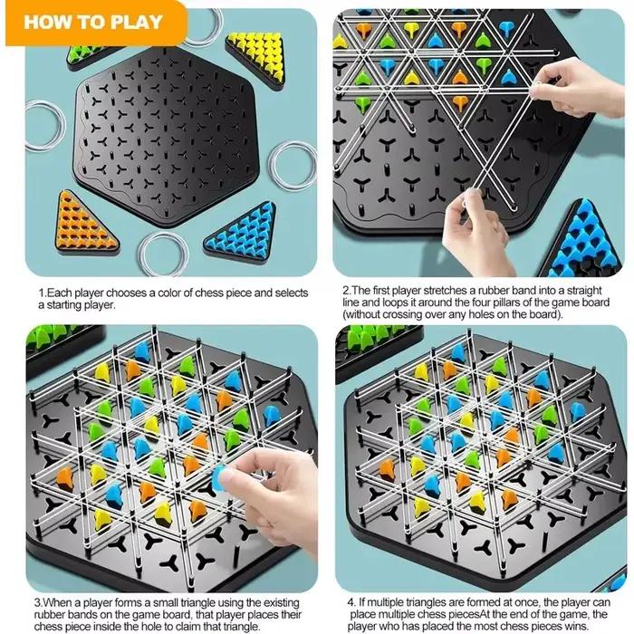 Jeu de société Chain Triangle Chess Splendor Duel