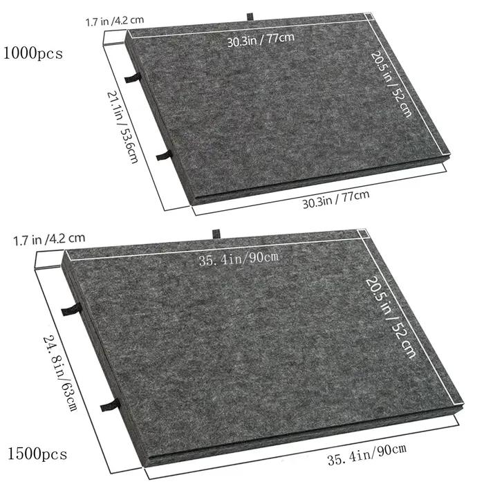 Table de puzzle portable 1000/1500 pièces avec 6 tiroirs de rangement grande capacité pour l'éducation