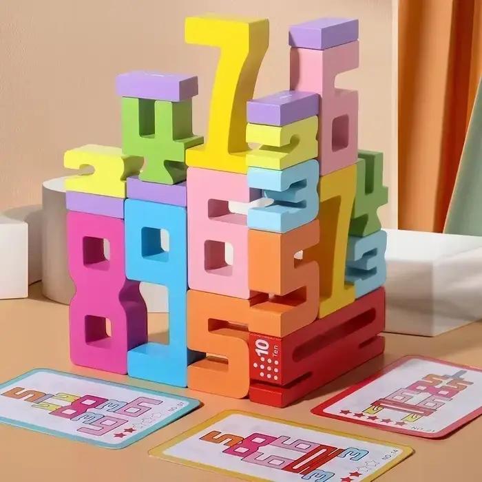 Décennie s d'empilage 3D pour enfants
