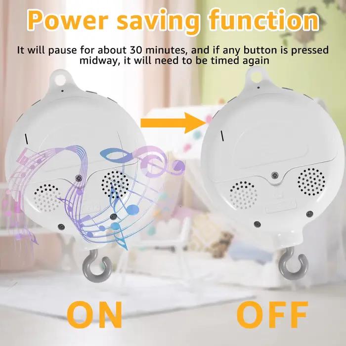 Boîte à musique rotative ABS pour bébé de 0 à 12 mois