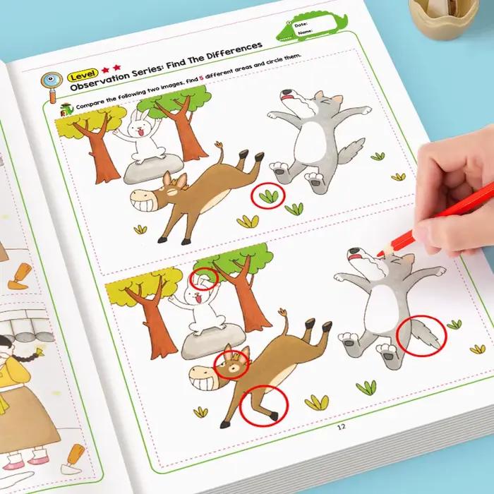 Cahier d'activités « Trouvez les différences » pour enfants