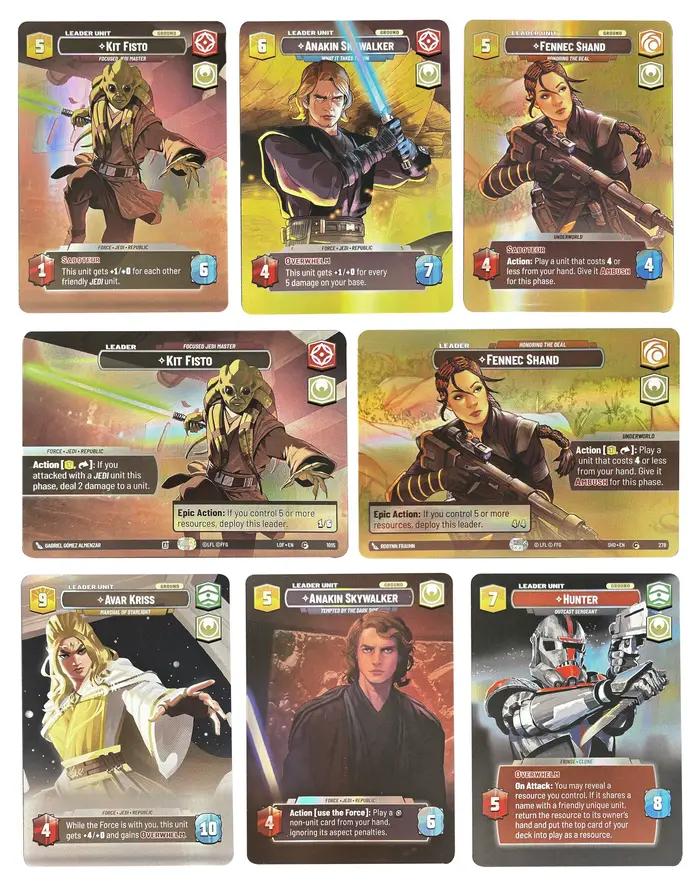 STAR W Kylo Ren mère Talzin Ahsoka Tano Kanan Jarrus Morgan Elsbeth Avar Kriss Kit Fisto vitrine cartes de jeu de société personnalisées