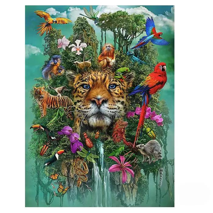 Puzzles en bois pour adultes - Série d'art fantastique (animaux magiques