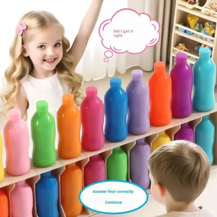 KNYYSECQ Jeu de Bureau Interactif Parent-Enfant : Bouteilles à Deviner