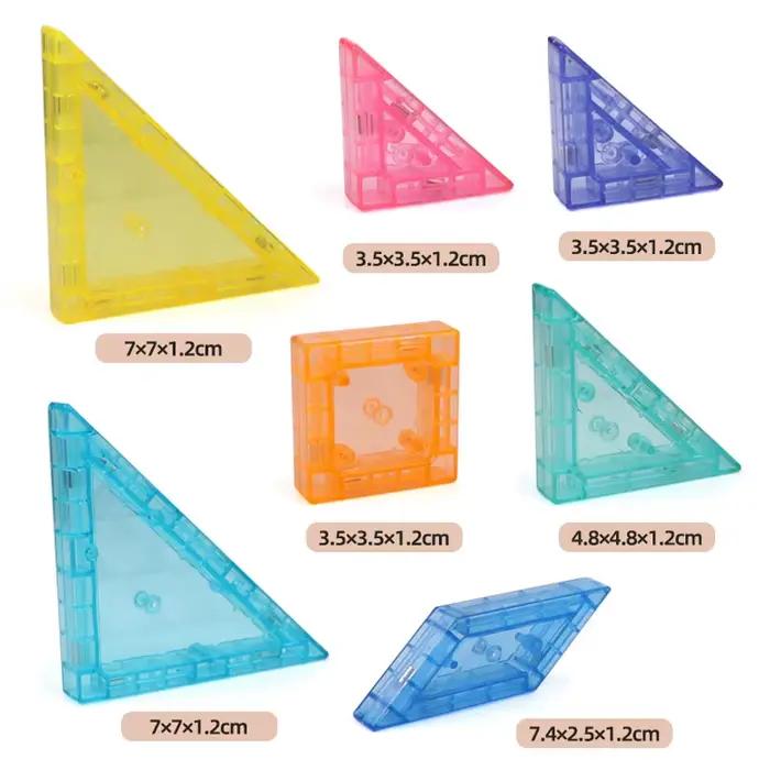 Jouets de puzzle magnétique Montessori Tangram