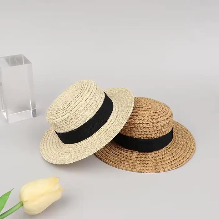 Chapeau de soleil mignon en paille accessoire de décoration pour maison de poupée Blyth occassions spéciales jouets hobbys enfants poupées occasions jouet poupée décoration miniature jouets hobbys poupées accessoire de décoration