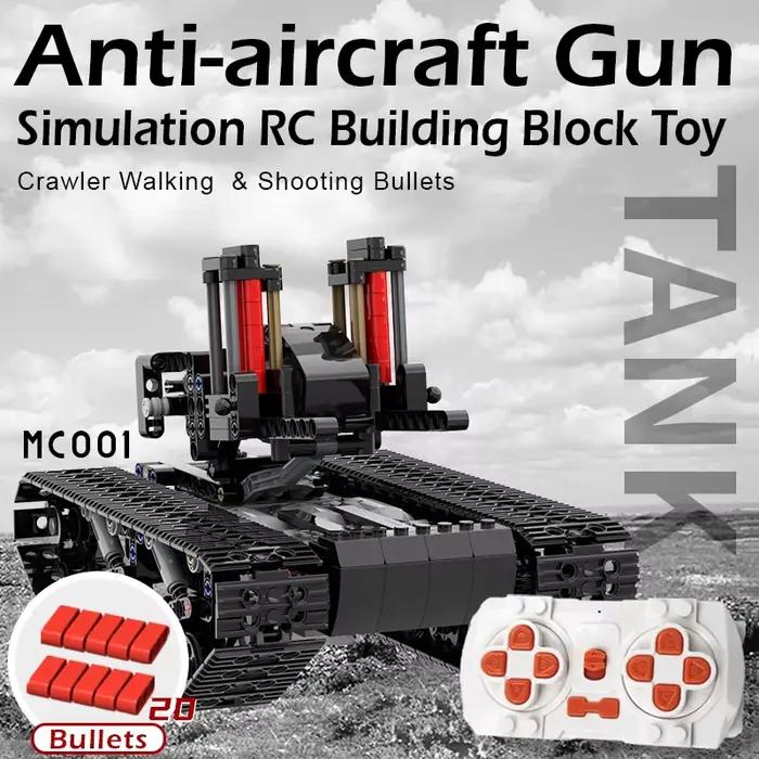 Ubricks RC Char d'assaut électrique anti-aérien