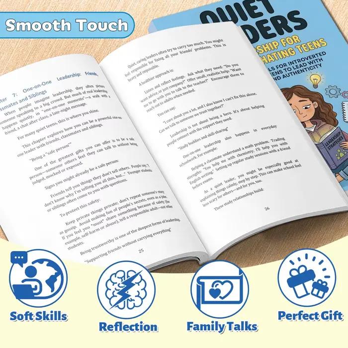 Leaders discrets : Guide de leadership pour adolescents introvertis – Confiance, communication et compétences sociales avec des outils pratiques pour l'école