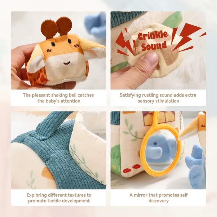 Jouet Montessori en peluche pour bébé