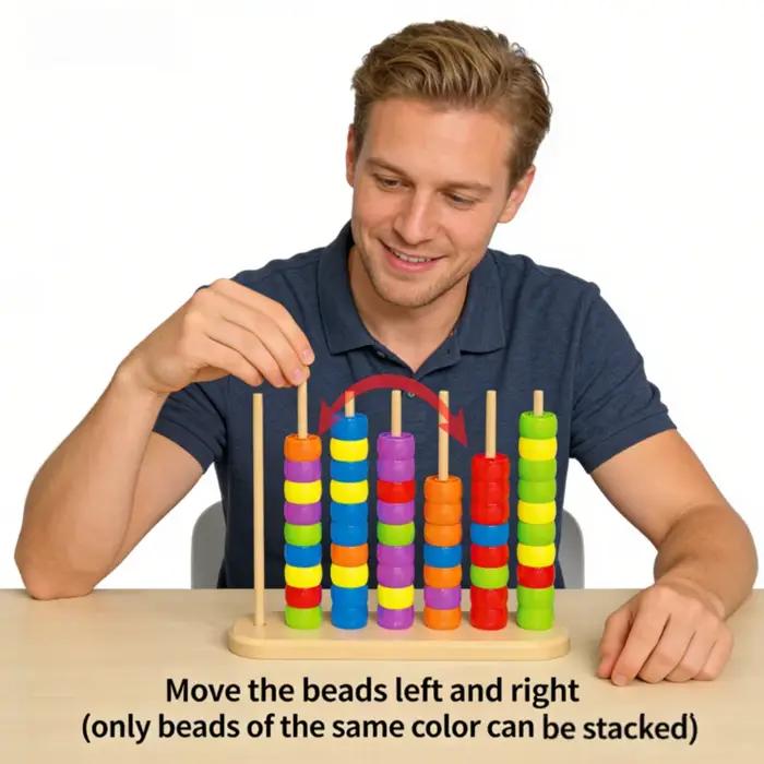 Jeu de table d'association de perles