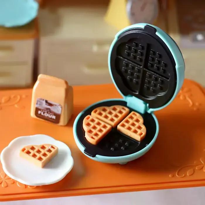 Maison de poupée cuisine Mini grille-pain poche four électrique jouet modèle de jouet Miniature