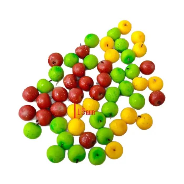 5/10 Pièces Mini Accessoires de Poupée en Forme de Petite Pomme Jouets Miniatures pour Maison