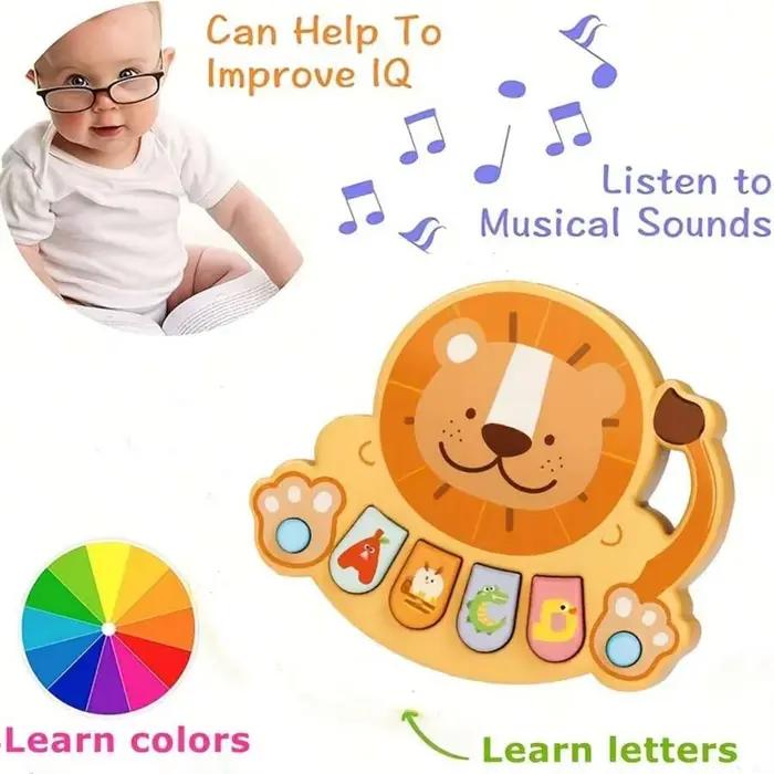 Piano électronique pour enfants, jouet musical éducatif, instrument multifonctionnel pour bébés, cadeau pour anniversaire ou Noël, accessible 0-6 ans, en plastique ABS, plusieurs couleurs disponibles