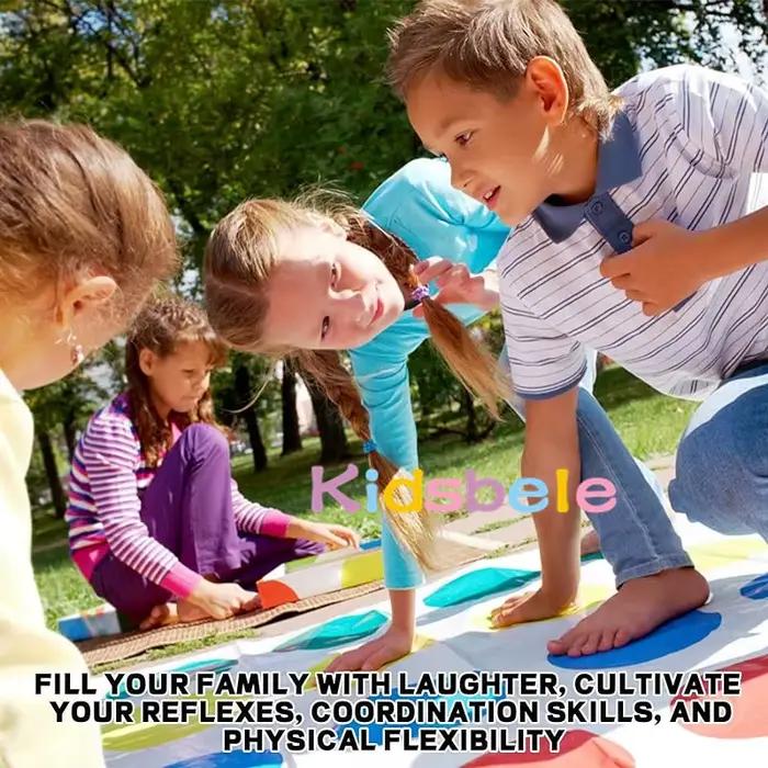 Twister Game-Polymère de jeu d'intérieur et d'extérieur