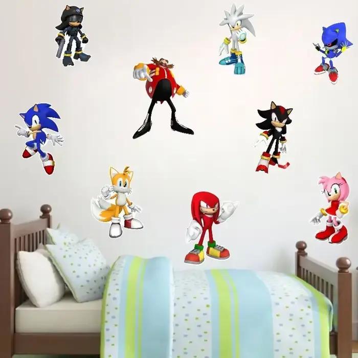 Nouvel autocollant mural auto-adhésif en PVC pour chambre d'enfant