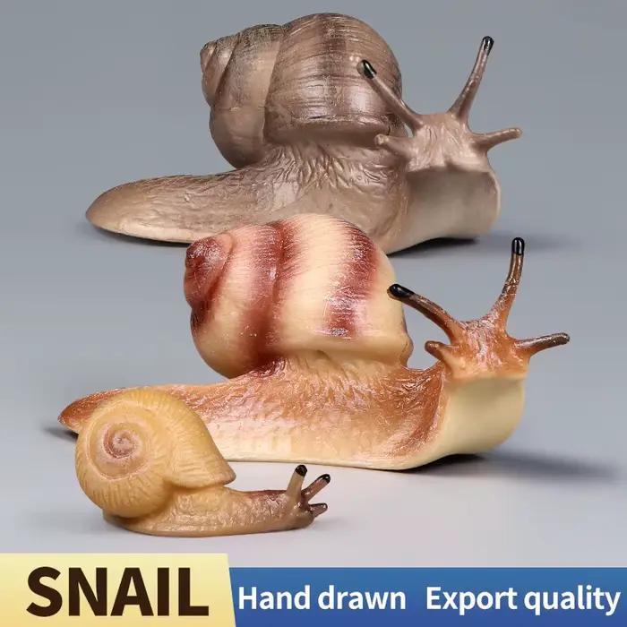 Figurines d'escargots éducatives pour enfants