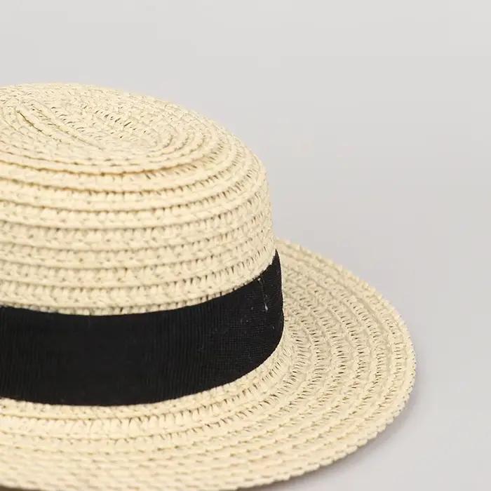 Chapeau de soleil mignon en paille accessoire de décoration pour maison de poupée Blyth occassions spéciales jouets hobbys enfants poupées occasions jouet poupée décoration miniature jouets hobbys poupées accessoire de décoration
