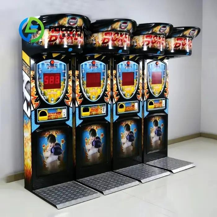 Machine de jeu de boxe avec mécanisme à monnayeur facile, identique à la machine de boxe à monnayeur, permettant un jeu en libre-service fluide.