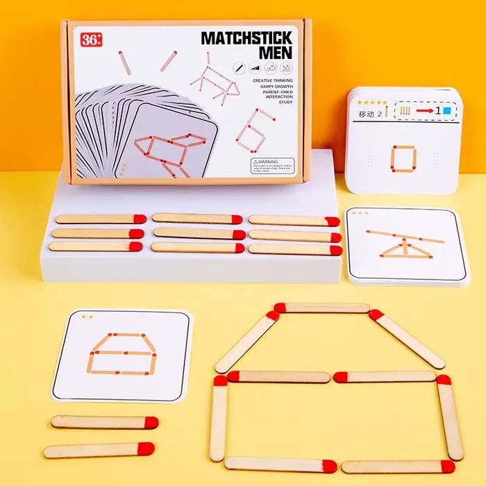 Puzzle de Match de réflexion créatif pour enfants