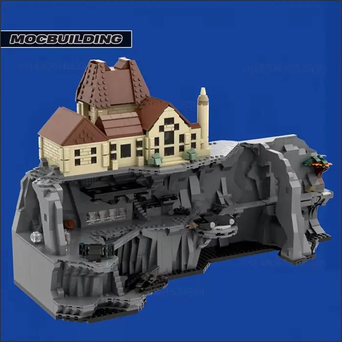 Blocs de construction MOC de la série animée, briques de technologie Micro Batcave, modèle d'exposition créatif, jouets de Collection, cadeaux d'anniversaire
