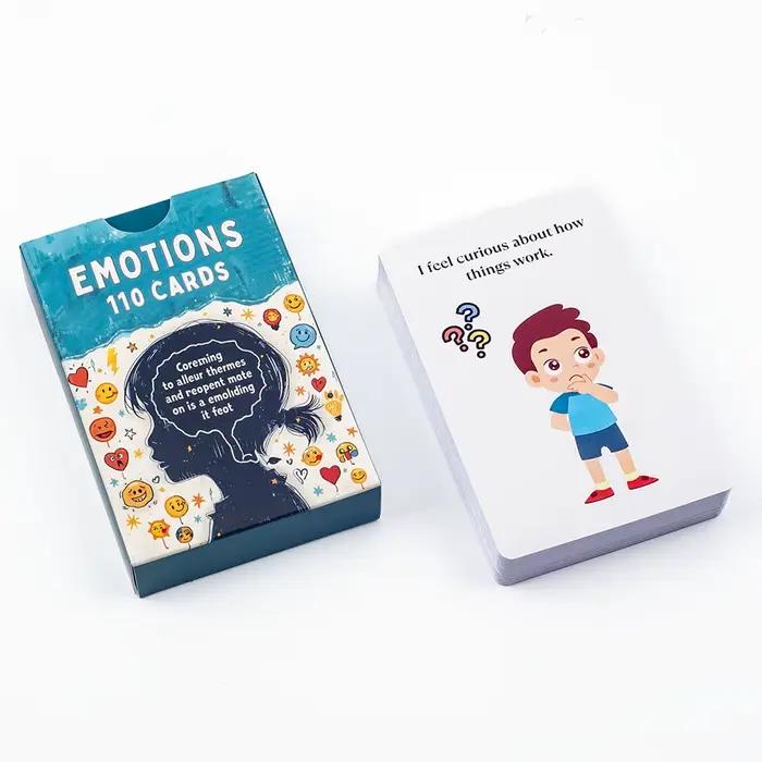 Cartes flash d'émotions pour enfants et adultes