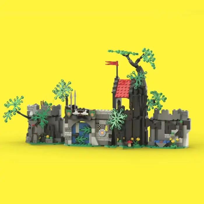 Modèle de blocs de construction de la maison Majistos