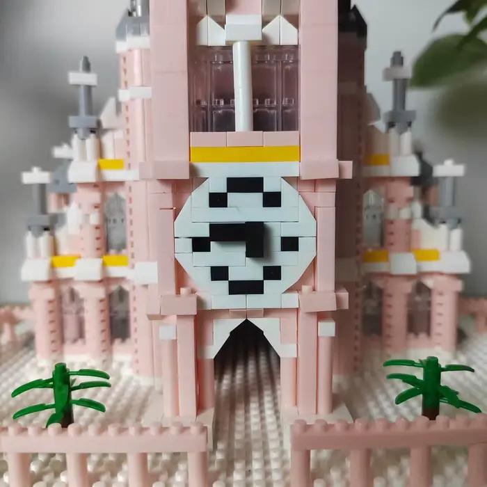 Jouet Pink Castle Block : décoration d'exposition élégante